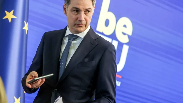Belgian Prime Minister Alexandre De Croo has resigned after his centre-right Open VLD party saw its vote fall sharply in European elections 10 06 2024